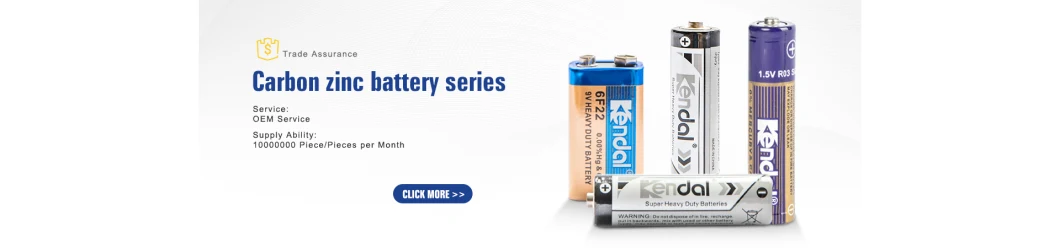 145 Mins Duration AA R6p Um-3 Carbon Zinc Batteries